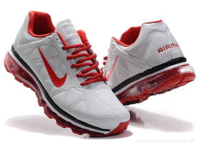 rouge et blanc air max chaussures (1)